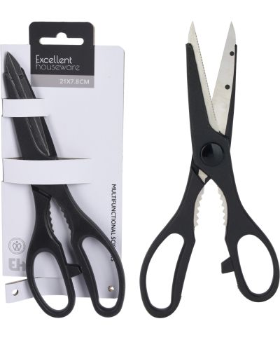 Mocne nożyczki uniwersalne ze stali nierdzewnej 21 cm