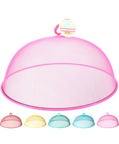 Osłonka siatkowa na żywność z metalu 35x14 cm 5 kolorów do wyboru