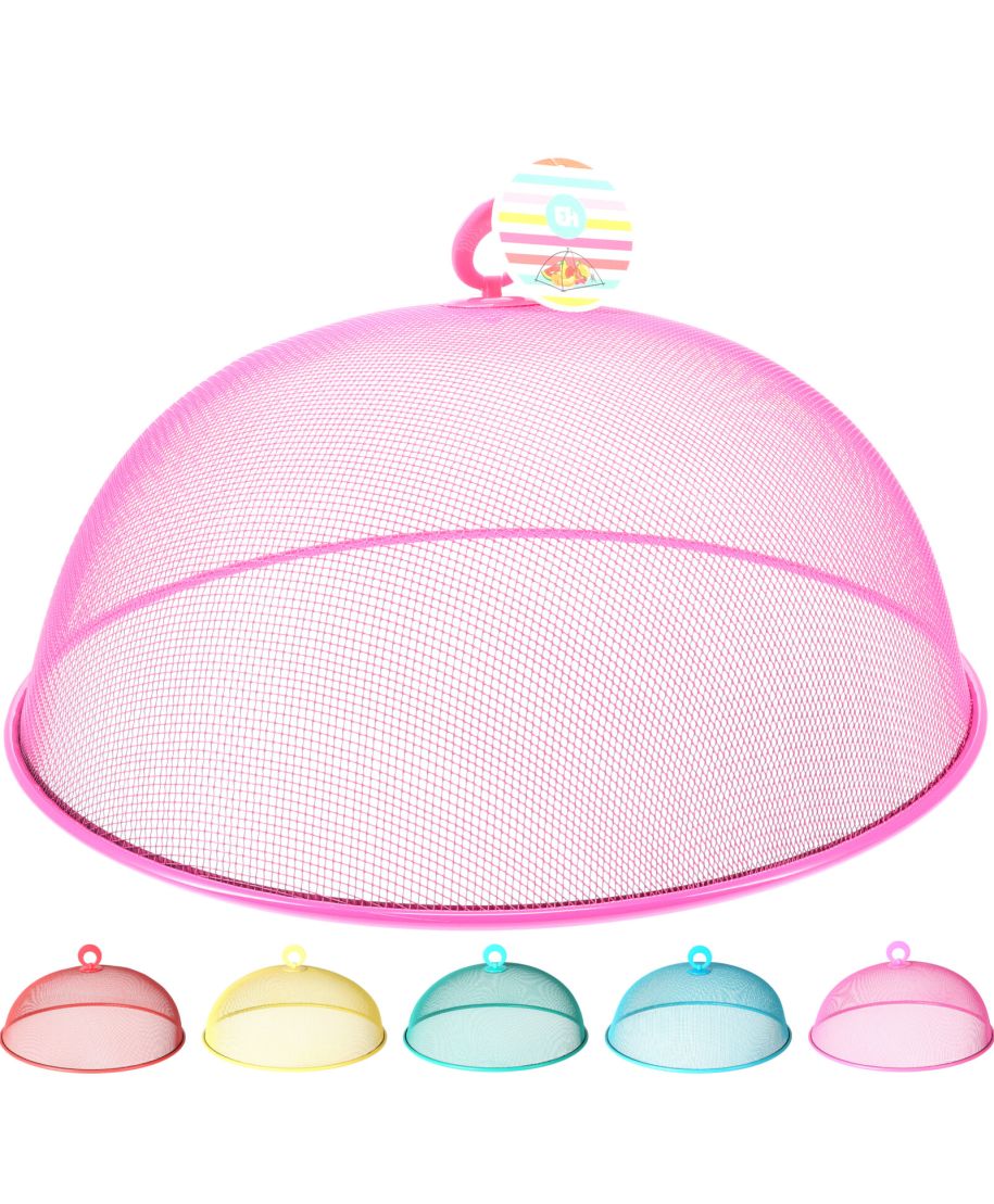 Osłonka siatkowa na żywność z metalu 35x14 cm 5 kolorów do wyboru