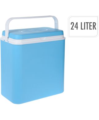 Lodówka turystyczna błękitna z polipropylenu 24 L