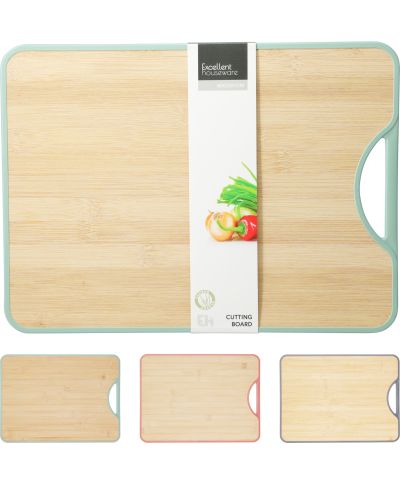 Solidna deska do krojenia z bambusa 38x28x1,8 cm
