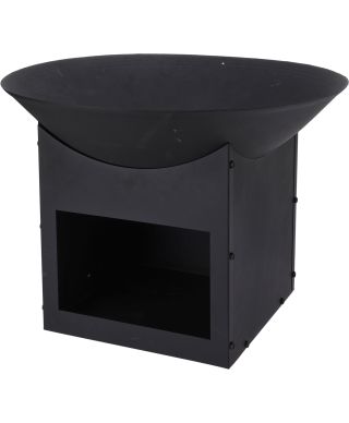 Palenisko ogrodowe z żeliwa i stali 57x35 cm