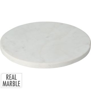 Deska do krojenia z marmuru 24x1,5 cm biała