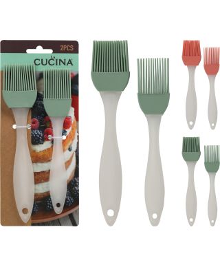 Pędzelek silikonowy z polipropylenem 17-20 cm 2 szt.