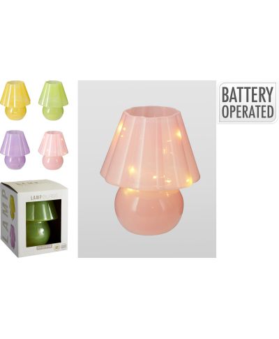 Lampka stołowa LED ze szkła 4 kolory dowyboru