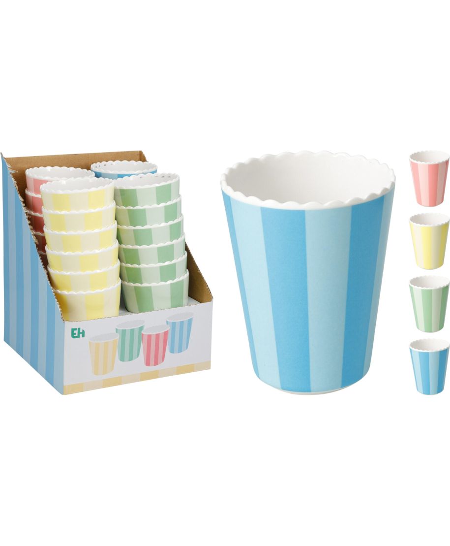 Finezyjny kubek z melaminy 10 cm 4 kolory do wyboru