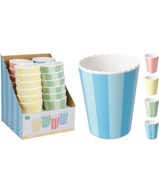 Finezyjny kubek z melaminy 10 cm 4 kolory do wyboru