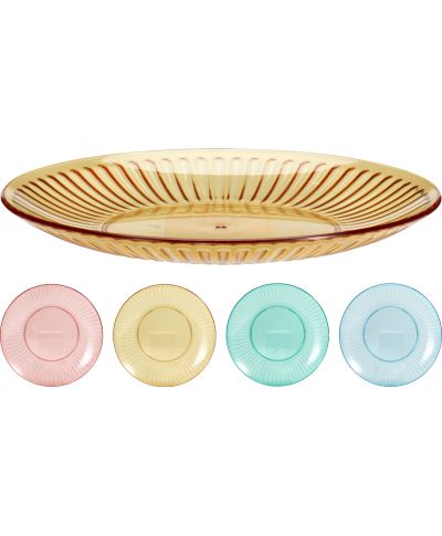 Talerz nietłukący z tworzywa AS 20 cm 4kolory do wyboru