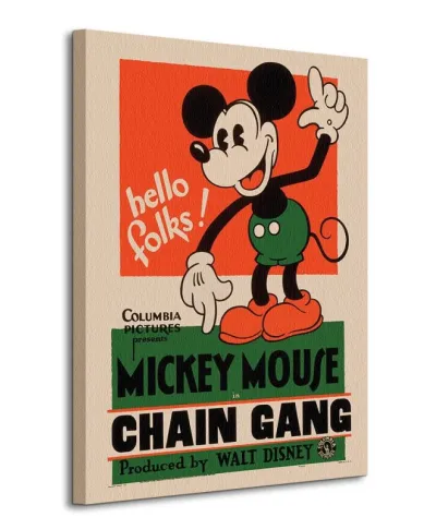 Mickey Mouse (Chain Gang) - Obraz na płótnie