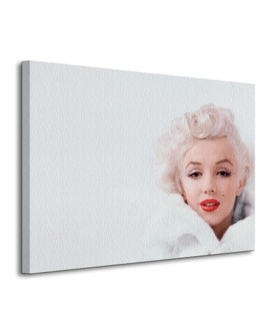 Obraz na płótnie - Marilyn Monroe (White) - 80x60