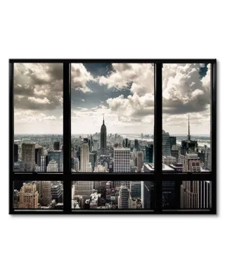 Obraz na płótnie - New York Window - 80x60 cm