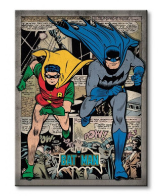 Batman (Comic Montage) - Obraz na płótnie