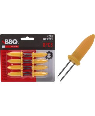 Uchwyty do kukurydzy ze stali nierdzewnej i PP 8 szt.