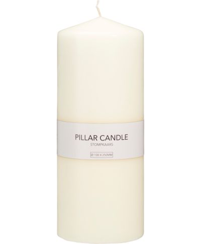 ŚWIECA PIEŃKOWA 10X25CM Z WOSKU