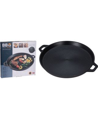 Patelnia do grilla z żeliwa 40,5x34x3,1cm