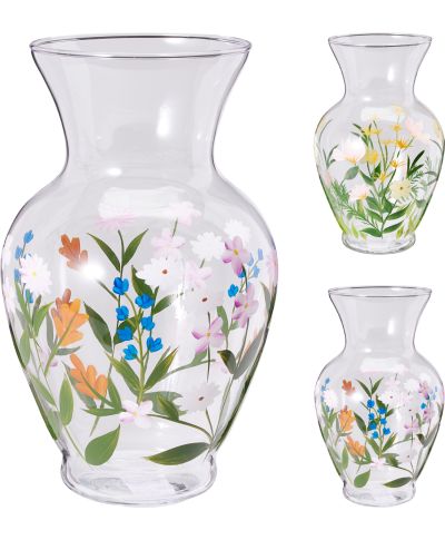 Wazon dekoracyjny ze szkła 20 cm 2 wzory