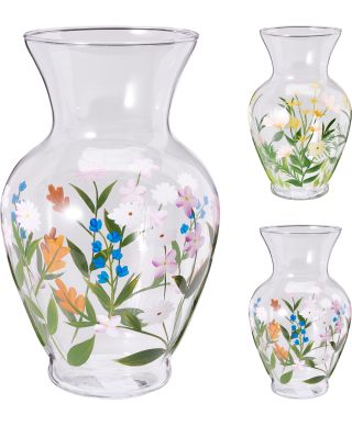 Wazon dekoracyjny ze szkła 20 cm 2 wzory