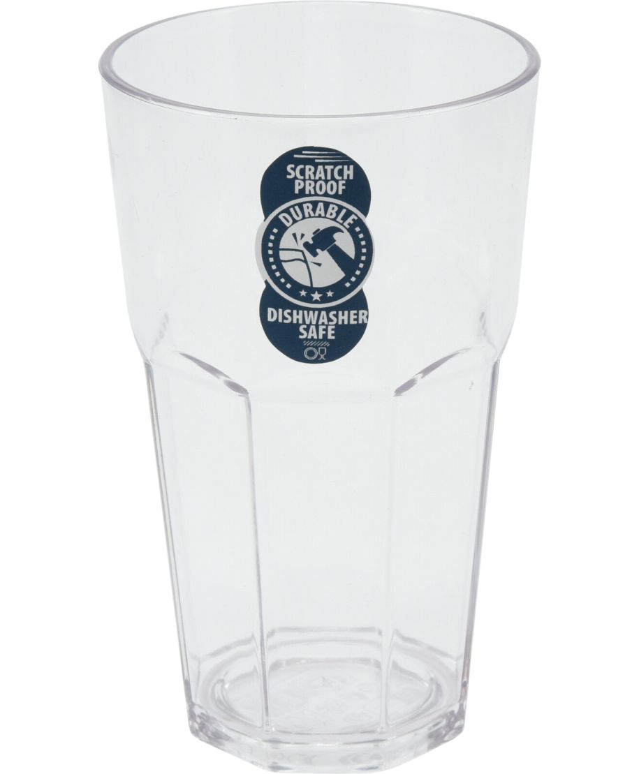 Szklanka nietłukąca do napojów z tworzywa AS 8x10,5 cm 370 ml