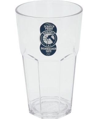 Szklanka nietłukąca do napojów z tworzywa AS 8x10,5 cm 370 ml