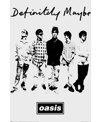 Oasis Definitely Band - plakat
