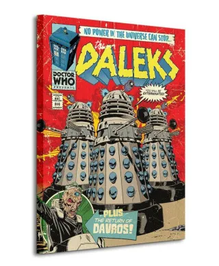 Doctor Who (The Daleks Comic) - Obraz na płótnie