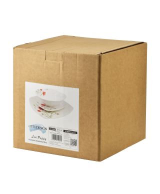 LEA POPPY Komplet obiadowy 18części16cm 500ml/18cm/24cm