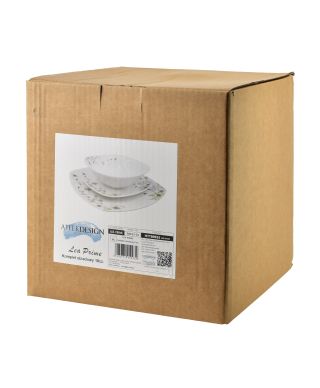 LEA PRIME Komplet obiadowy 18cz. miska 500ml 16,5cm/18cm/24cm