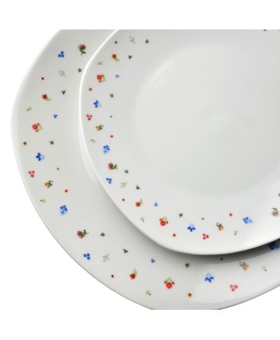 LEA MINI Komplet obiadowy 16cz.  kubek 370ml/miska 500ml 17/19,5/25,5cm