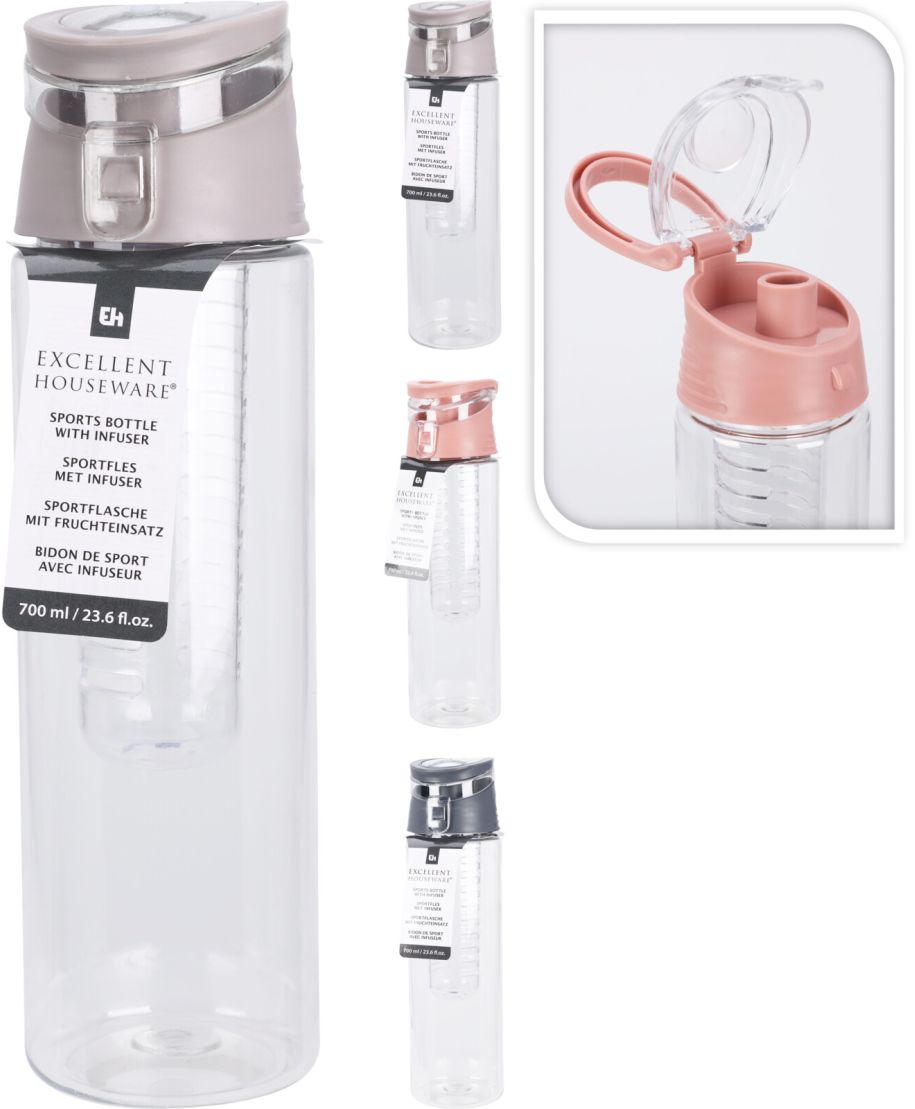 BUTELKA SPORTOWA INFUSER 700M