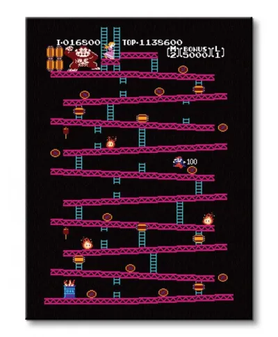 Donkey Kong (NES) - Obraz na płótnie