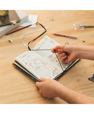 Sleepless Garden - notes skórzany