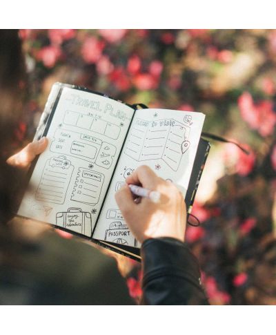 Sleepless Garden - notes skórzany