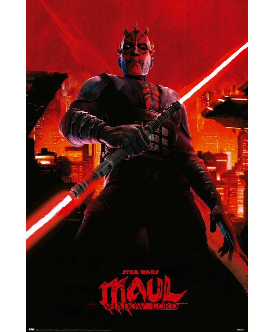 Star Wars Gwiezdne Wojny Darth Maul Shadow Lord - plakat
