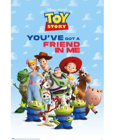 Disney Pixar Toy Story You've got a friend in me - plakat