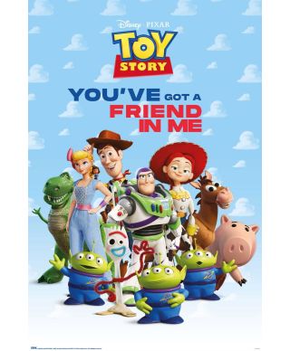 Disney Pixar Toy Story You've got a friend in me - plakat