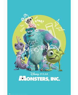 Disney Pixar Uniwersytet Potworny - plakat