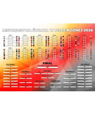 Tabela Mistrzostw Świata w Piłce Nożnej 2026 - plakat