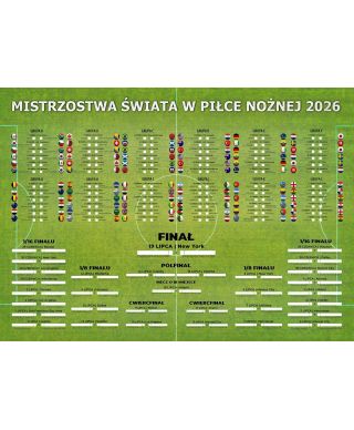 Tabela Mistrzostw Świata w Piłce Nożnej 2026 - plakat