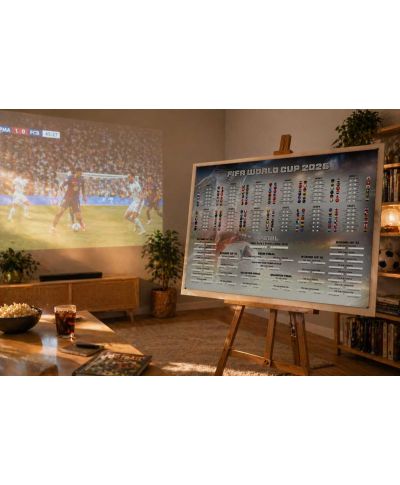 Tabela Mistrzostw Świata w Piłce Nożnej 2026 World Cup - plakat w wersji angielskiej