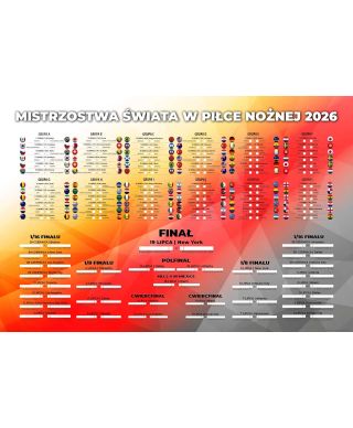 Tabela Mistrzostw Świata w Piłce Nożnej 2026 - plakat