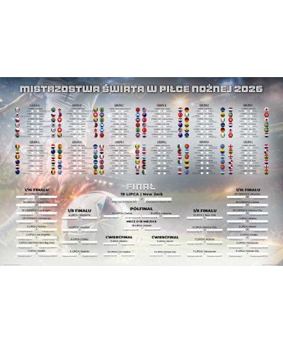 Tabela Mistrzostw Świata w Piłce Nożnej 2026 - plakat