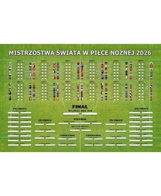 Tabela Mistrzostw Świata w Piłce Nożnej 2026 - plakat