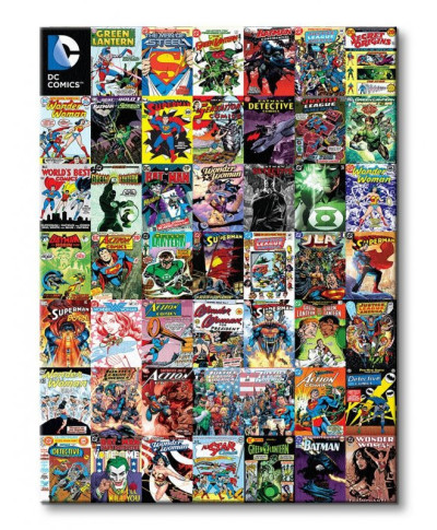 DC Comics (Covers Montage) - Obraz na płótnie