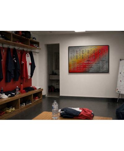 Tabela Mistrzostw Świata w Piłce Nożnej 2026 World Cup - plakat w wersji angielskiej