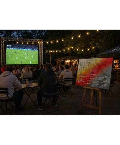 Tabela Mistrzostw Świata w Piłce Nożnej 2026 World Cup - plakat w wersji angielskiej
