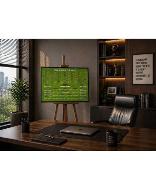 Tabela Mistrzostw Świata w Piłce Nożnej 2026 World Cup - plakat w wersji angielskiej