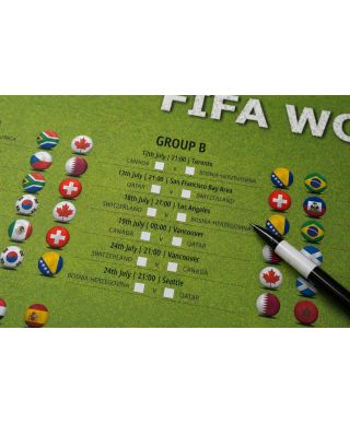 Tabela Mistrzostw Świata w Piłce Nożnej 2026 World Cup - plakat w wersji angielskiej