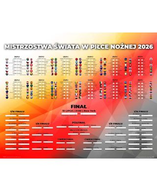 Tabela Mistrzostw Świata w Piłce Nożnej 2026 - plakat