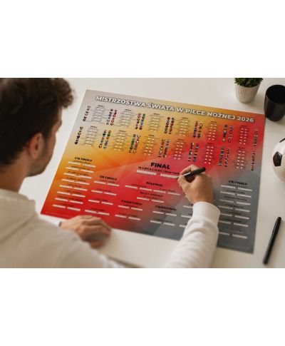 Tabela Mistrzostw Świata w Piłce Nożnej 2026 - plakat