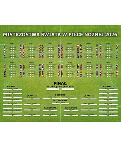 Tabela Mistrzostw Świata w Piłce Nożnej 2026 - plakat